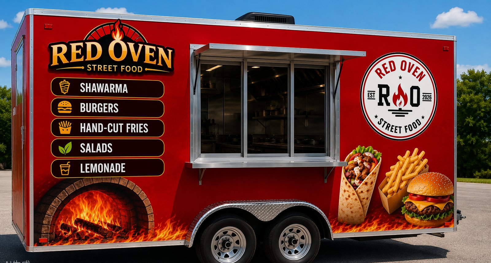 Red Oven Street Food truck